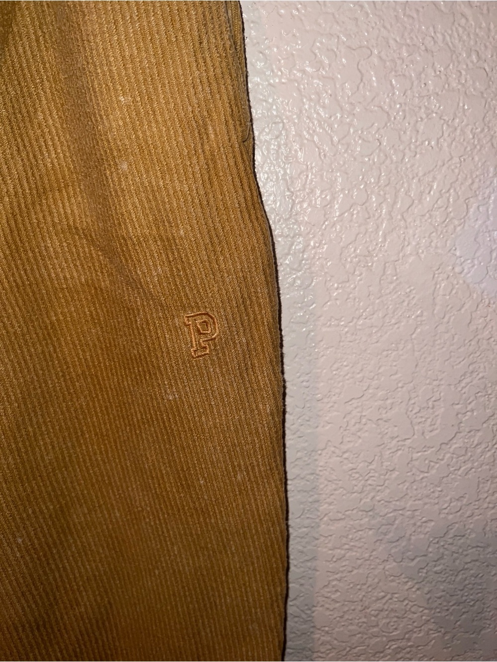 PINK Victoria's Secret Corduroy Hooded Sweatshirt and Joggers Set-Camel/Tan - Picture 5 of 6